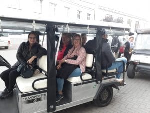 Golfkarretjes vervoer Oude Stad Wandeling